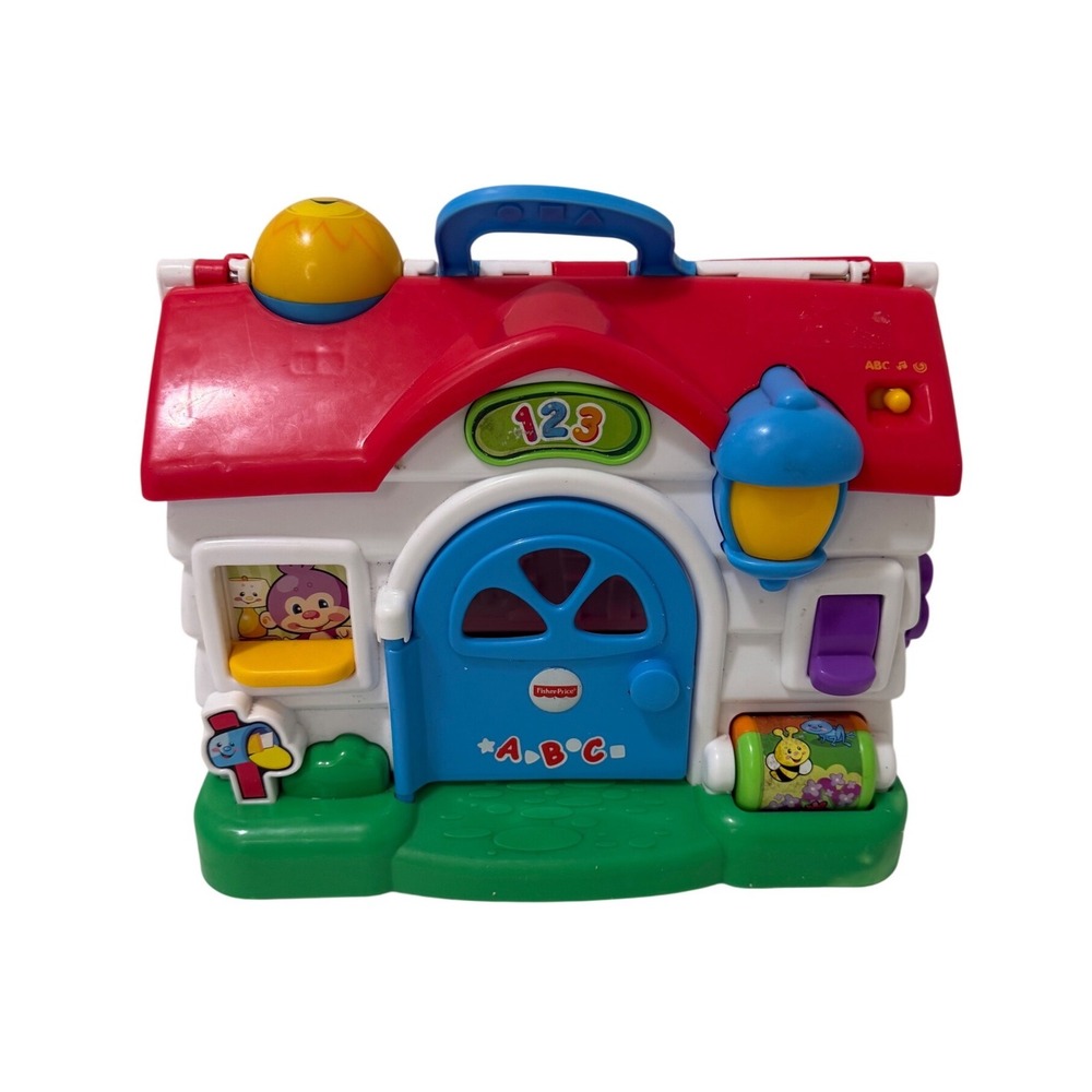 Fisher-Price Laugh & Learn Learning Happy Home Playhouse Toy working condition